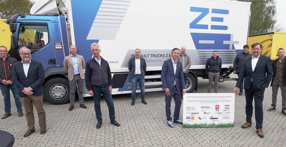 Bedrijven testen Zero Emissie vrachtwagen